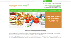 Desktop Screenshot of prestigecarepharmacy.com